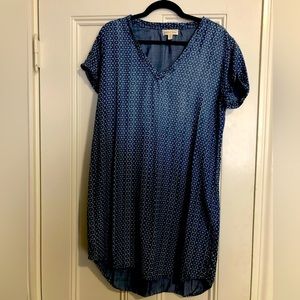 Cloth & Stone chambray t-shirt dress, size M.